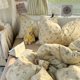 New Skin-friendly and Comfortable 13070 Pure Cotton Printed Floral Single Quilt Cover Breathable Duvet Cover 200X230