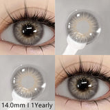 2pcs Natural Color Contact Lenses for Eyes Gray Lenses Colorcont Korean Lenses Yearly Beauty Brown Eye Contacts Lens