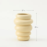 Ceramic Vase Matte Irregular Tabletop Flower Arrangement Device Hydroponic Vases Home Decoration