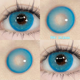 2pcs/pair New Cosplay Contact Lenses for Eyes Makeup Pupils Cosmetics Blue Eye Color Lenses for Myopia Lens 14.2/14.5mm