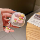 Cute Cartoon Clear Earbuds Cover For Samsung Galaxy Buds 2 Pro Buds FE Live Buds2 Pro Buzz 2 Pro buzz2 Case Lovely Bracele Funda
