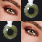 Polar Light Colored Contact Lenses 2 Pcs Yearly Disposable Soft Small Pupil Prescription Myopia Color Contacts
