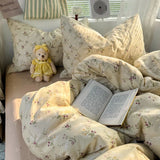 New Skin-friendly and Comfortable 13070 Pure Cotton Printed Floral Single Quilt Cover Breathable Duvet Cover 200X230