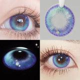 1Pair Myopia Color Contact Lenses Color Lens Eyes Lentillas Verdes Naturales Lenses With Diopters Fog Pearl Lenses