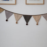 Nordic Style Hanging Decorations Cotton Dots Floral Garland Kids Room Accessories Home Party Wedding Wall Nursery Decor