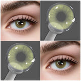 Eye Eyes Color Contacts Colored Contact Lenses Lens Small Pupil Prescription Wholesale Myopia Natural 14.2mm 2Pcs 1 Year