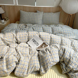 100% cotton Soft Bedding Set Stripe Printing Duvet Cover with Pillow Case Bedclothes Bedspread Pillowcases Comforter Sets