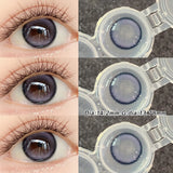 2pcs/Pair Highland Brown Colored Contact Lenses 14.5mm Eye Color Lenses Large Diameter Student of the Year Natural