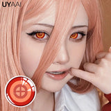 2PCS Cosplay Colored Contact Lenses Anime Eye Accessories Halloween Contact Lenses Crazy Red Eyes Contact Lenses