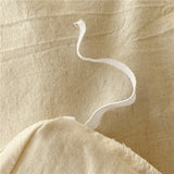 Linen Cotton Bedding Set Breathable Embroidery Bed Linens Sheet Pillowcase Duvet Cover Sets Underwear