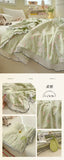 Princess Summer Quilt Washed Cotton Air Conditioner Student Dormi Thin Quilt With Lace Skin-friendly Soft Blanket Home Textiles
