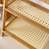 Countertop Organizer 2 Layer Coffee Cup Holder Multipurpose Bamboo Storage Shelf for Hotel Apartment Dressing Table Shelf Home