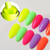7.5ml Nail Gel Polish Ultra Neon Pink Summer Gorgeous Color Soak Off UV LED Gel Varnish Glitter Lacquer Nail Manicure