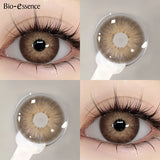 Natural Colored Contact Lenses Brown Eye Lenses Gray Contacts Blue Lens Colored Pupils Cosmetics Beauty Yearly Use
