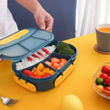 1800ML Lunch Box with Tableware, Bento Box for Worker and Students, Kid's Snack Box, Microwavable Food Storage Container