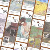 Butterfly Artistic Tearable Desk Calendars Impressionist Painting Inspirational Quotes Creative Gifts Art Enthusiasts Home Decor