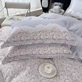 INS 100% Cotton Princess Pillow Case 48X74cm Breathable Pillowcase Decorative for Home Bedding Bedroom