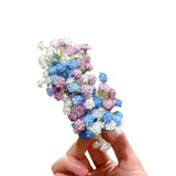 Gypsy Simulated Flower Bouquet Hair Clip High End Exquisite Hair Jewelry