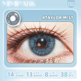 2pcs Half-Yearly Colored Contacts Big Diameter High Moisture Soft Lenses Fashion Makeup Cosplay Blue Gray Brown Red -0