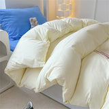 Japan Style Bedding Set Plaid Duvet Cover Set With Sheet Bedroom Decor Skin Friendly King Single Double Bedding Set Home Textile