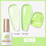 10ml Blossoming Gel Nail Polish Clear Watercolor Spreading Effect Functional Gel Easy To Apply Nail Art Design Home