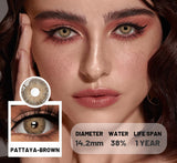 Hot Sales Colored Pupils for Eyes Green Eye Lenses 1 Pair Blue Colored Contacts Brown Natural Fashion Lenses Beauty Lense