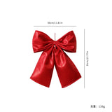 Oversized Red Plushie Bows Decoration For Weddings And Parties Backdrop Christmas Tree Wall Decoration Ormanent Ribbon