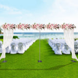 10ft x 20ft Telescopic Backdrop Stand, Heavy-Duty Photo Background Support System, Wedding Arch Frame for Photo Studio, Events