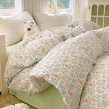 New Class A All-cotton Oxygen-enriched Double-layer Yarn Printed Quilt Cover Skin-friendly  Breathable Duvet Cover 220x240