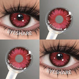 1 Pair Pink Cosplay Contact Lenses for Eyes Lenses Anime Lenses Anime Accessories Lenses Purple Lenses Red Lens