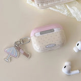 Simple Style Girl Silicone Case For AirPods1 2 For AirPods 3 For AirPods Pro Earphone Accessories Cute Pink Umbrella Dog Pendant