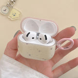 Korea Cute Simple Style Star Pattern For AirPods1 2 3 For AirPods 4 For AirPods Pro 2 Pink Silicone Earphone Protection Case