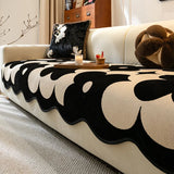 Irregular Twin Flower Chenille Sofa Cushion All-Season Anti Slip Sofa Cover for Living Room Anti Cat Scratch Dustroof Covers