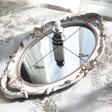 Plastics Storage Trays Retro Cosmetics Jewelry Shelves Household Mirror Surface Bathroom Supplies Plates
