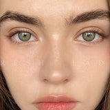 Contact Lenses Gray Green Colored Contacts Mixed Eyes Look Bright Deep Eyes Natural Enlarging Effect Lentes De Contacto