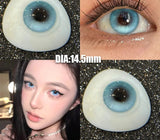 1 Pair 2025Year New Lenses with Myopia Degree Grade 0.00- 8.00 Pink Blue Grey Beauty Pupilentes Soft Lens Yearly ﻿
