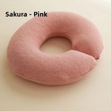 Professional Salon Use round Face Pillow Massage Bed Hole Pad Removable Cover Neck Shoulder Back Massager U-Shaped Pillow