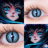 Cosplay Blue Color Contact Lenses for Eyes Yearly Makeup Halloween Beauty Yellow Contact Lenses Eye Cosmetic