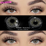1 Pair Fashion Lenses Colored Contact Lenses for Eyes Beauty Green Eyes Lenses Natural  Brown Lens Grey Lens