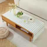 1pcs New Minimalist Mesh Dust-proof Tablecloth Thick Strap Storage Desktop Decorative Towel Multi Specification Tassel Table Mat