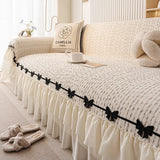 1PC Sofa Towel French Chenille New Four-season Universal Full Cover Sofa Protective Cover Non Slip Striped Home Textile Products