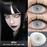 1 Pair Cosplay Demon Contact Lenses for Eyes Anime Lenses for Halloween Colorcon y2k Eye Contacts Cosmetic Red Softlens
