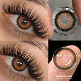 1 Pair Colored Contact Natural Look Brown Eye Lenses Gray Contact Green Eye Lenses Blue Lenses Contact Lenses for Eyes