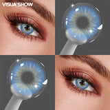 Colored Contact Lenses Brown Soft Beauty Cosmetic Lens 1 Pair Yearly Disposable Natural Eyes Makeup Color Contacts