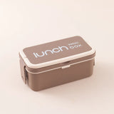 Single/Double Layer Lunch Box Portable Bento Box with Cutlery Lunchbox Kids School Microwaveable Food Storage Container