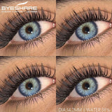 1Pair Color Lenses Colored Contact Lenses New Brown Lens Blue Eye Contacts Green Lenses Cosmetic Gray Eye Lens Yearly