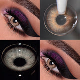 Small Pupil Colored Contact Lenses Half-Year Disposable Natural Beauty Cosmetics Color Contacts