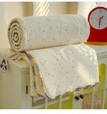 Korean Style Summer Cool Quilt For Girl Skin-friendly Washed Cotton Air Conditioning Quilt Breathable Soft Blanket Home Textiles
