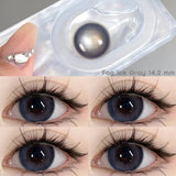 Diopter y2k Lenses Color Contact Lenses for Eyes with Degree Korean Fashion Lenses Blue Eye Lens Brown Natural  Eyepieces