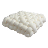 Square Knot Stuffed Cushion Nordic Aesthetic Pillow Decorative Plush Pillow Office Sleeping Floor Windowsill Back Cushion Decor